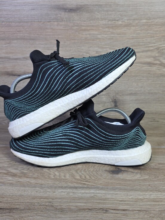 Adidas UltraBoost DNA Parley Men 7.5 Core Black Blue Spirit Running Shoes main image 7